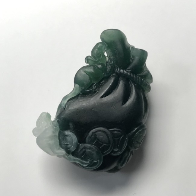 Jade blessing bag