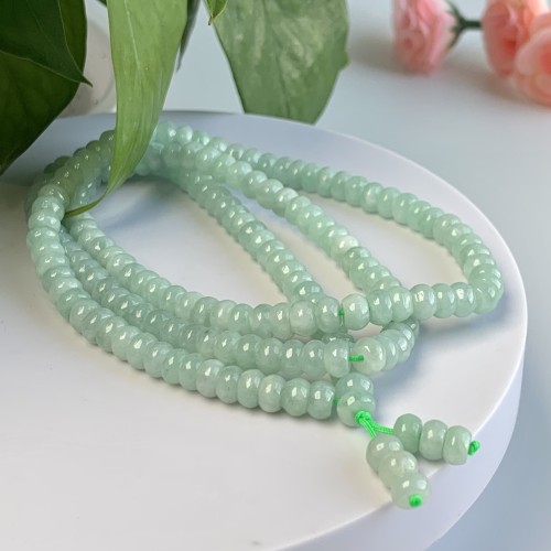 Jade bead chain