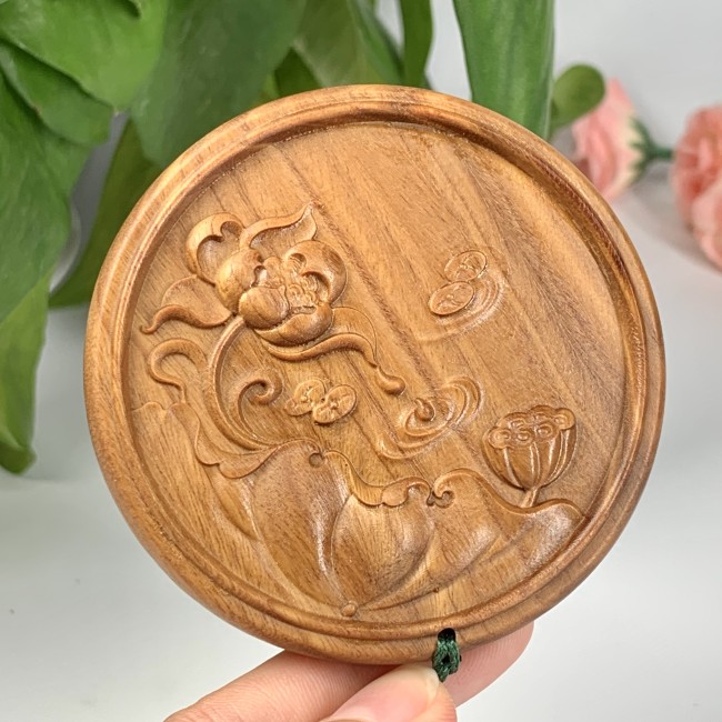 Wooden mirror