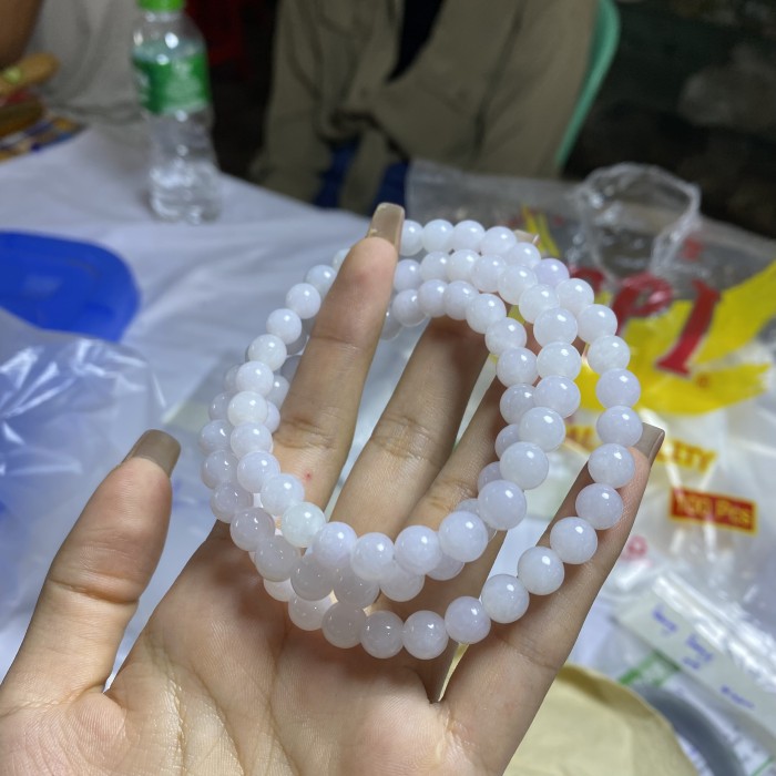 Jade bead chain