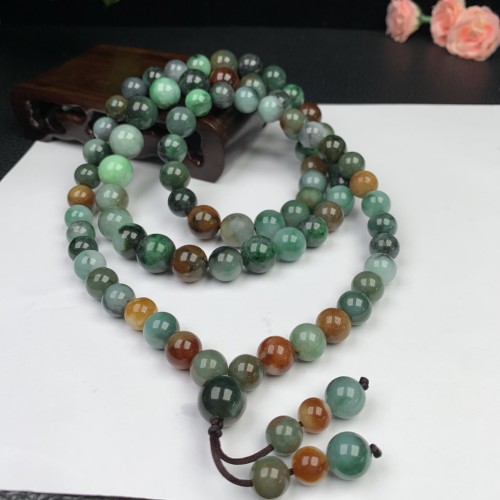 Jade bead chain