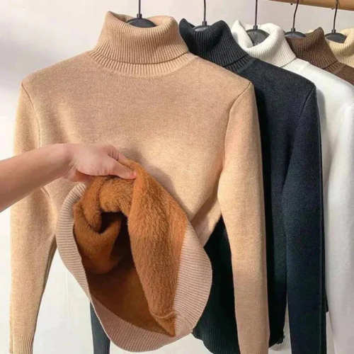 Cozy Knit Turtle Neck Sweater