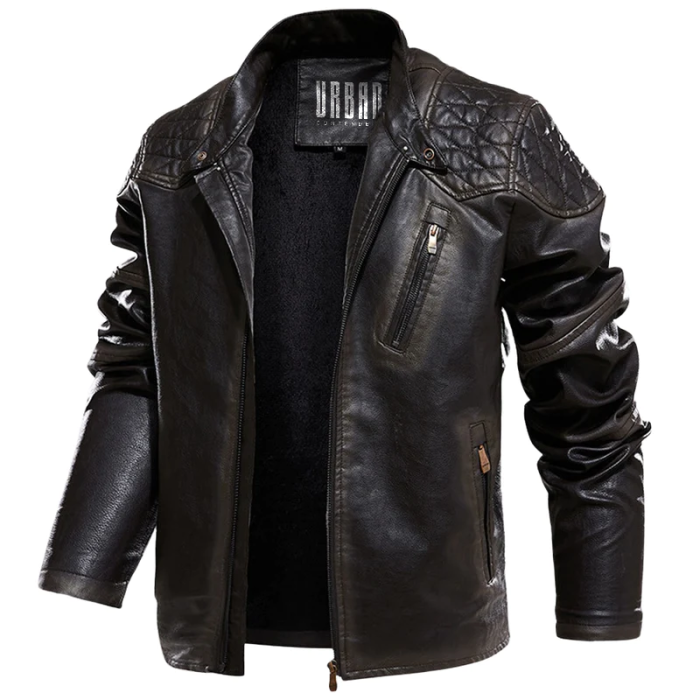 Vinizio Retro Leather Jacket