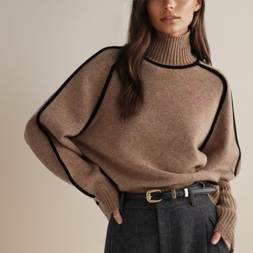 Amber - Cashmere Turtleneck Sweater