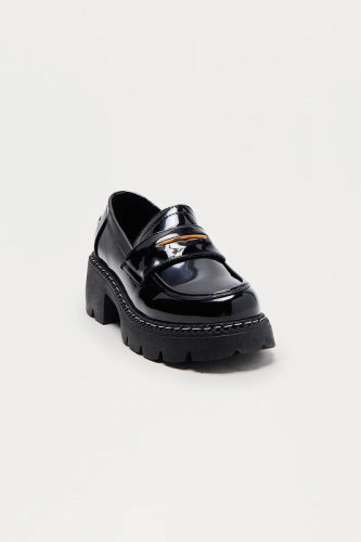 Stanford Platform Loafers - Black