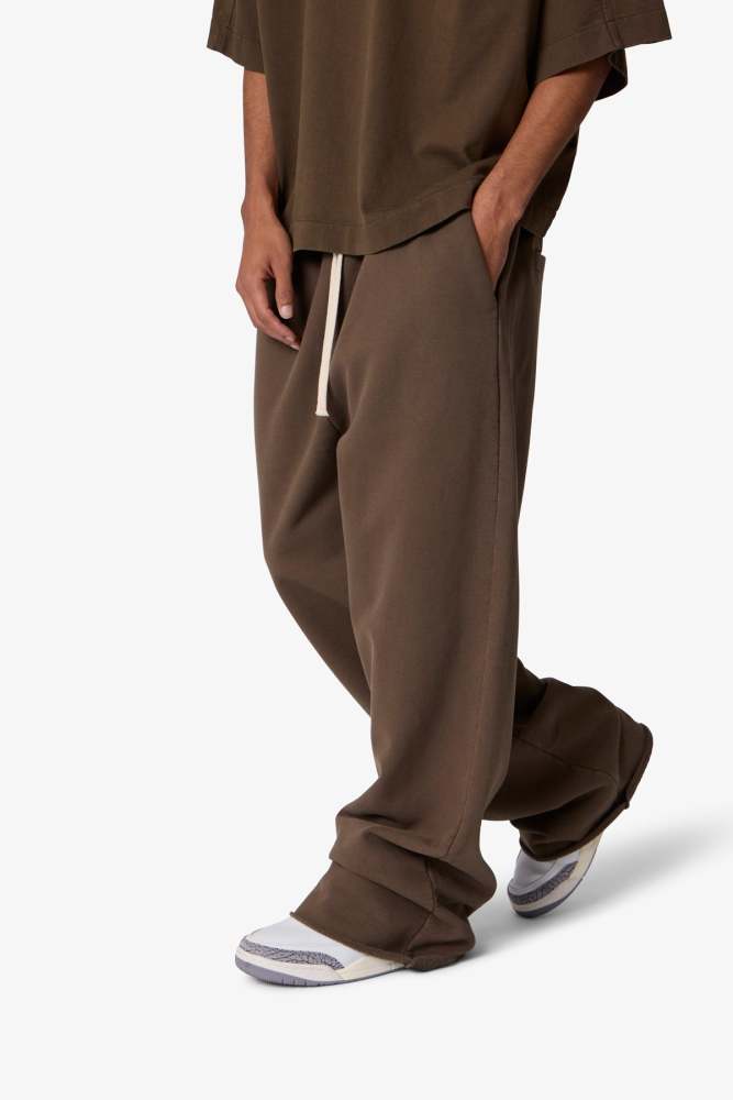 Ultra Baggy Heavy Fleece Sweatpants - Olive