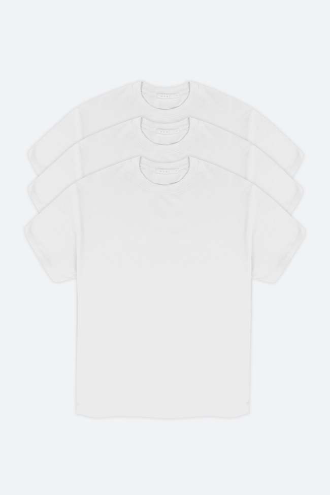 Every Day Tee 3 Pack - White