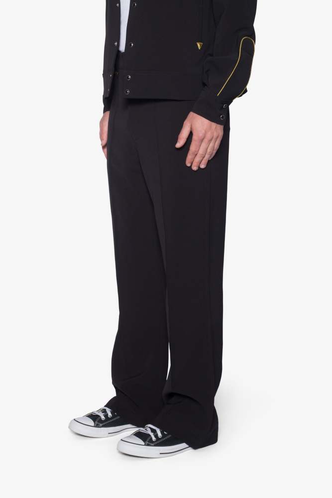 Western Stitch Trouser Pants - Black/Gold