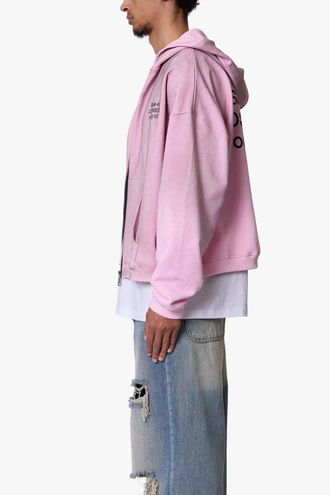 Santee Alley Zip Up Hoodie - Pink