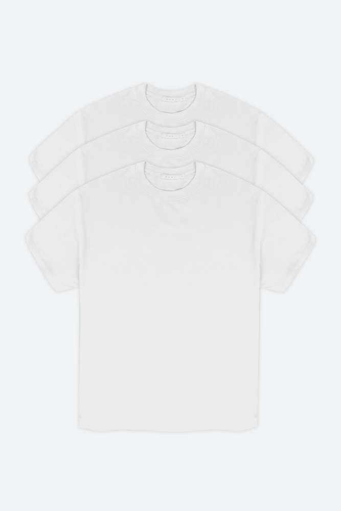 Every Day Tee 3 Pack - White
