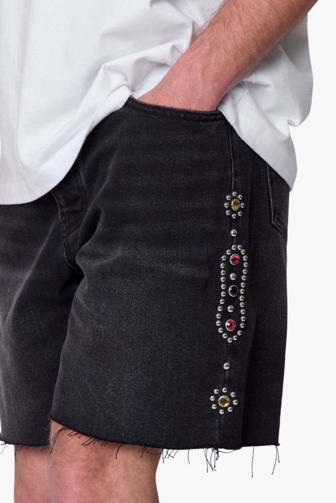 Mojave Denim Shorts - Black