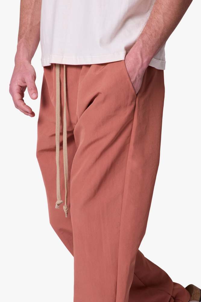Drawstring Trouser - Rust