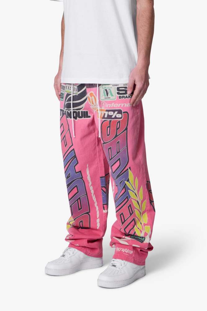 Ultra Baggy Sedated MX Pants - Pink