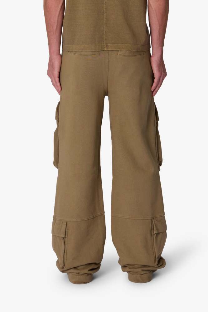 Front Cargo Sweatpants - Washed Earth