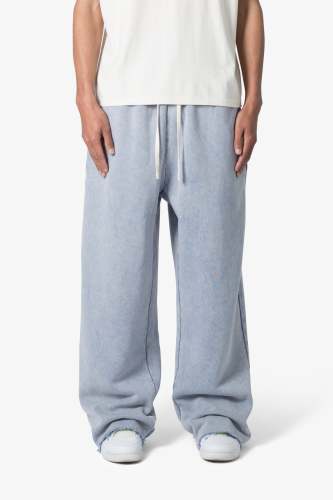 Washed Ultra Baggy Sweatpants - Washed Light Blue