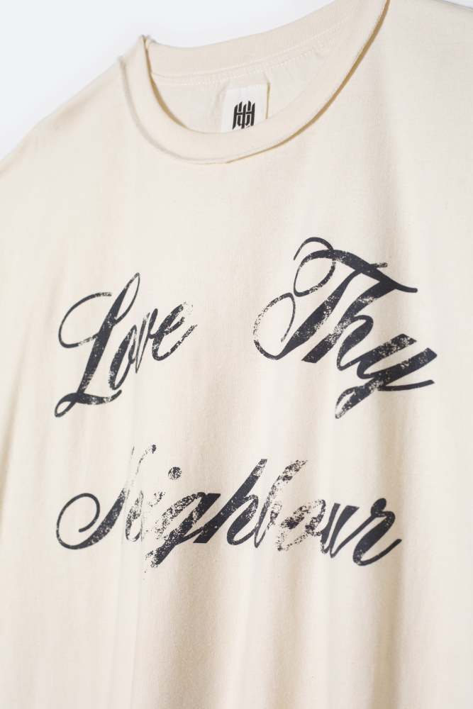 Love Thy Neighbor Tee - Vintage White