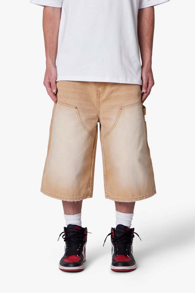 Ultra Baggy Carpenter Shorts - Washed Tan