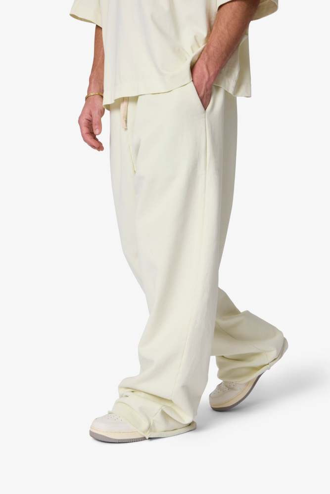Ultra Baggy Heavy Fleece Sweatpants - Off White