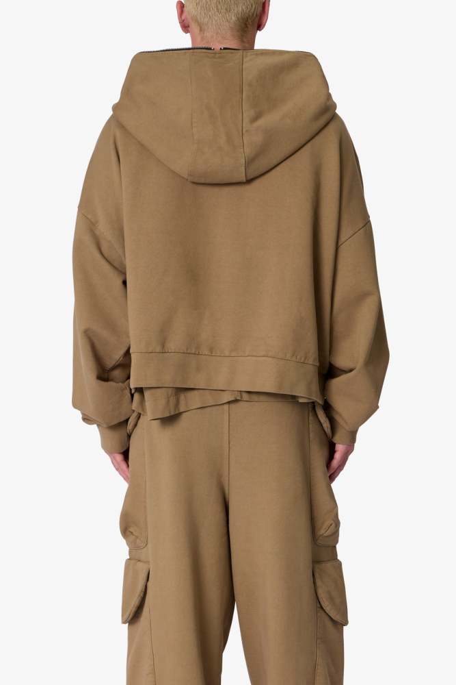 Full Zip Hoodie - Washed Earth