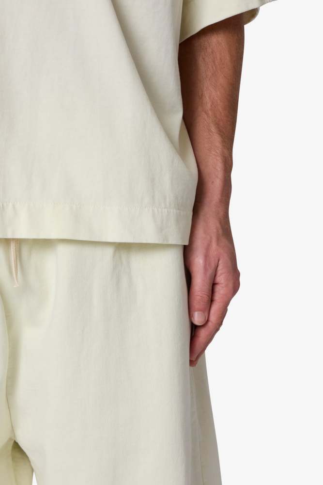 Paneled Hidden Pocket Tee - Off White