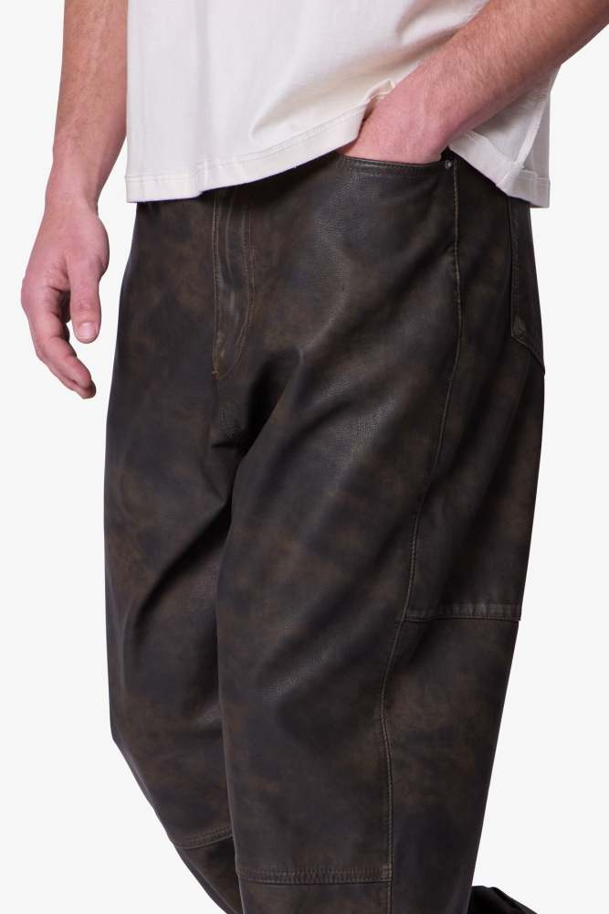 Ultra Baggy Arcane Pants - Black/Brown
