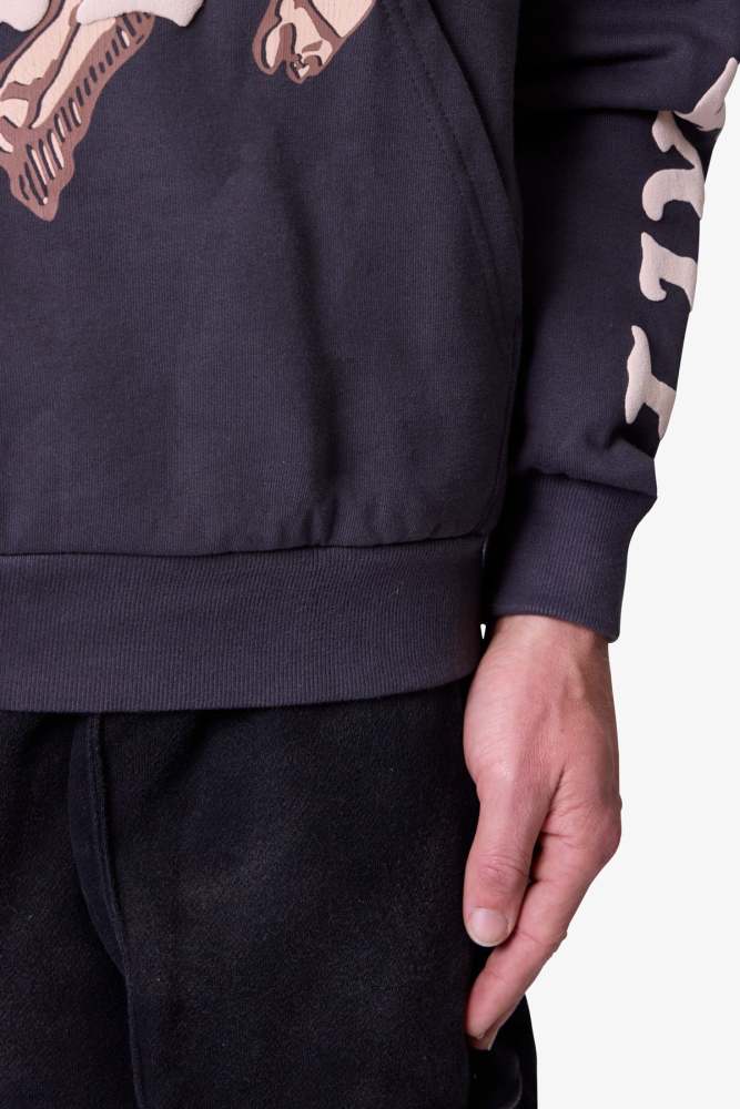 Legends Never Die Hoodie - Washed Black