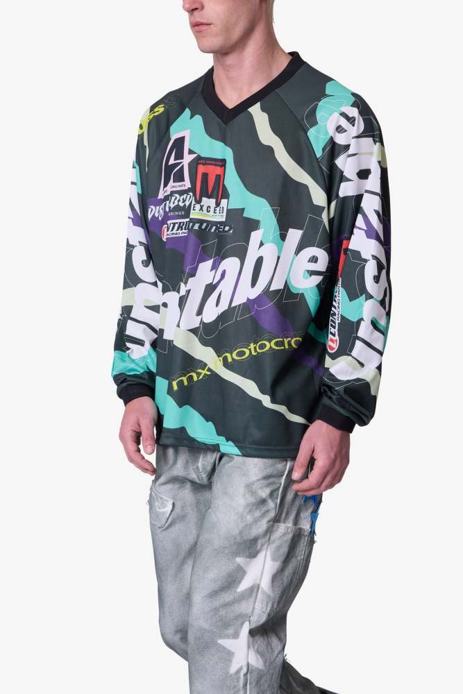 Unstable Moto Shirt - Mint Multi