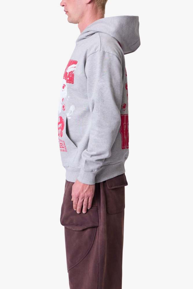 Way Out West Hoodie - Marled Grey