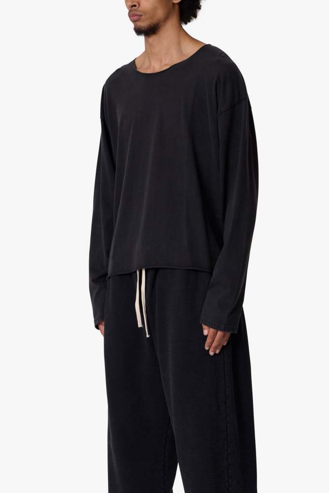 Long Sleeve Tee - Washed Black