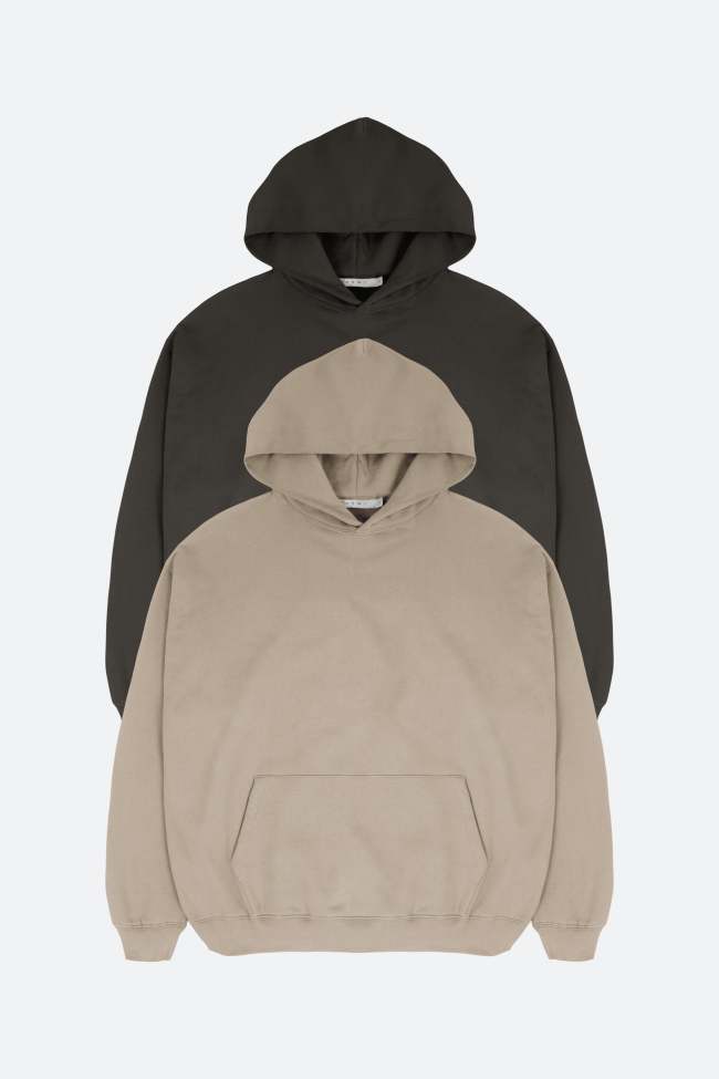 Every Day Hoodie 2 Pack - Chocolate/Earth