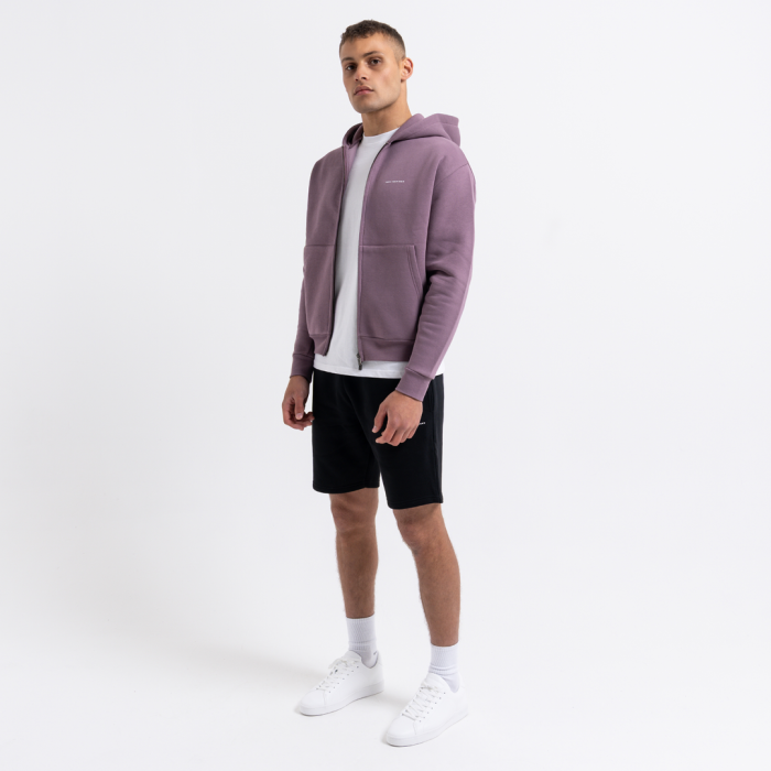 Diallo Zip Hoodie - Mauve Dusk