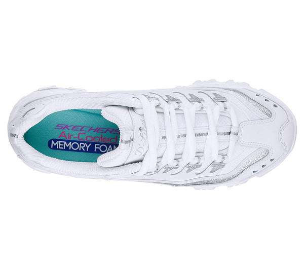 Skechers Women D'Lites - Now and Then White/Sliver