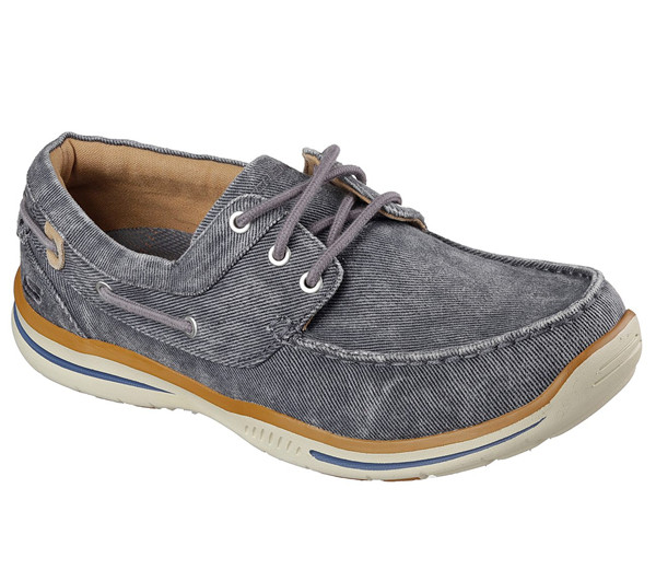 Skechers Men Relaxed Fit: Elected - Horizon Charcoal