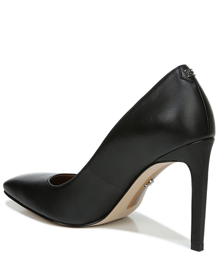 Beth Square Toe Leather Pumps