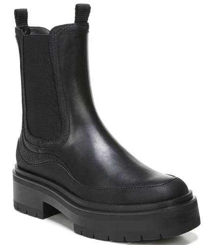 Lulia Water Repellent Mud Guard Leather Booties