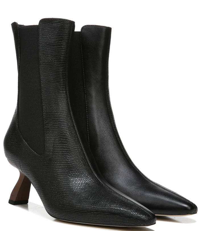 Sammie Pointed Toe Leather Booties