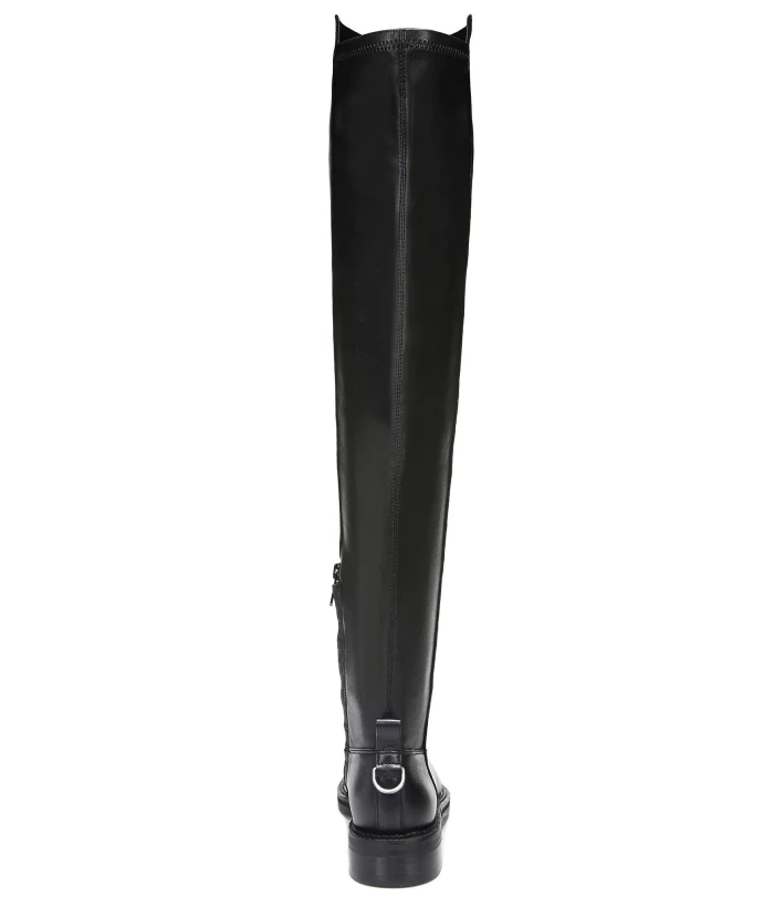 Narisa Leather And Gore Over-The-Knee Zipper Boots