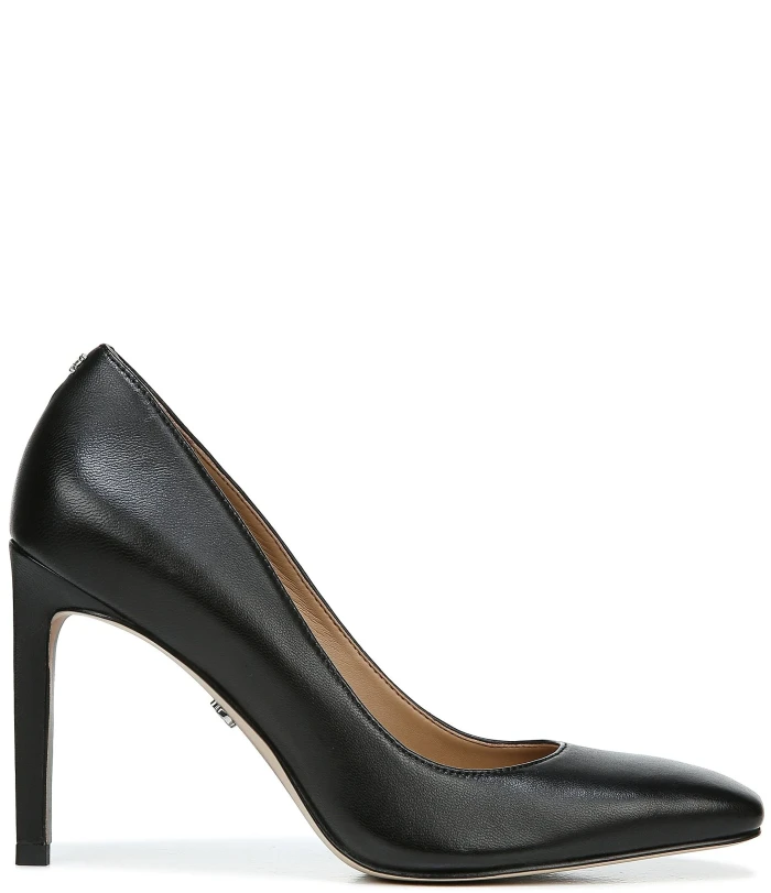 Beth Square Toe Leather Pumps