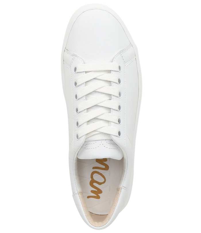 Ethyl Leather Lace-Up Sneakers