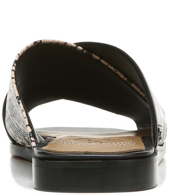 Idina Snake Printed Leather Sandals