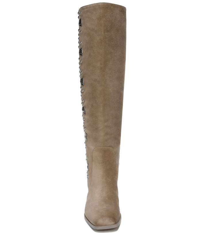 Oma Tall Suede Embellished Boots