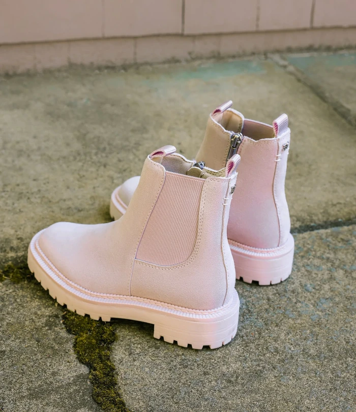 Girls' Laguna Mini Suede Lug Sole Chelsea Boots (Toddler)