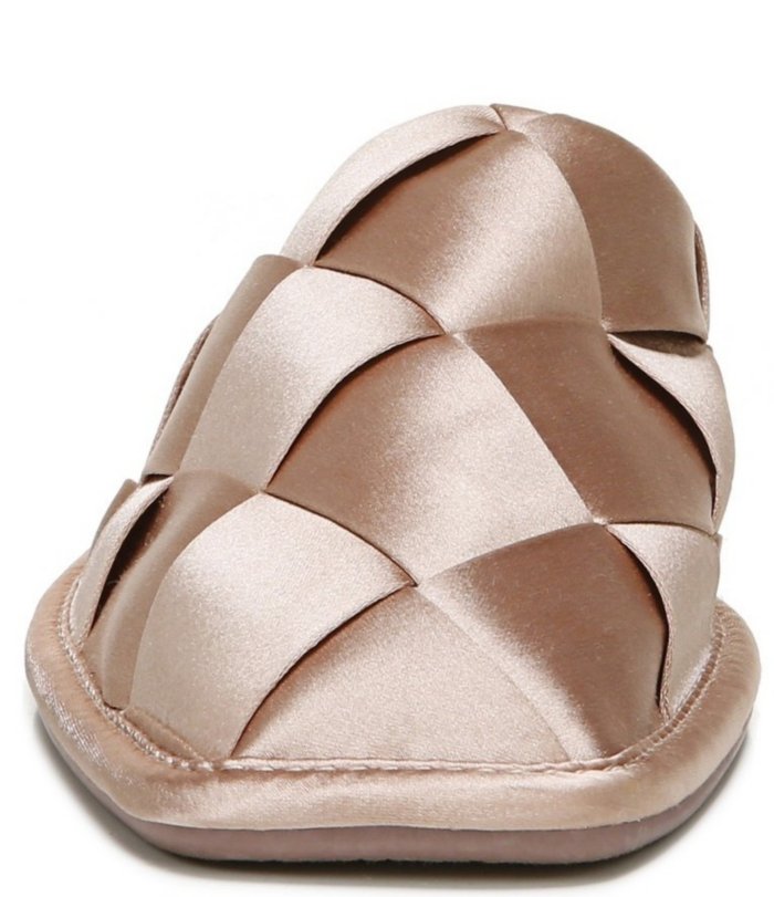 Rhys Woven Satin Fabric Slippers