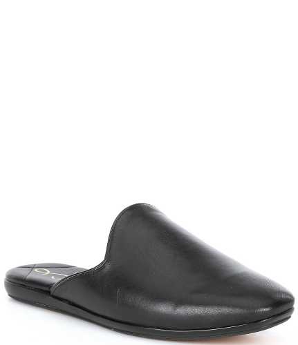 Kylar Leather Quilted Footbed Slip-On Mules