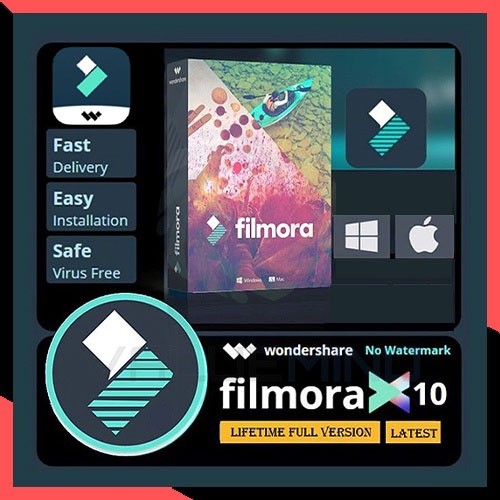LATEST Wondershare Filmora X【Premium No Watermark】