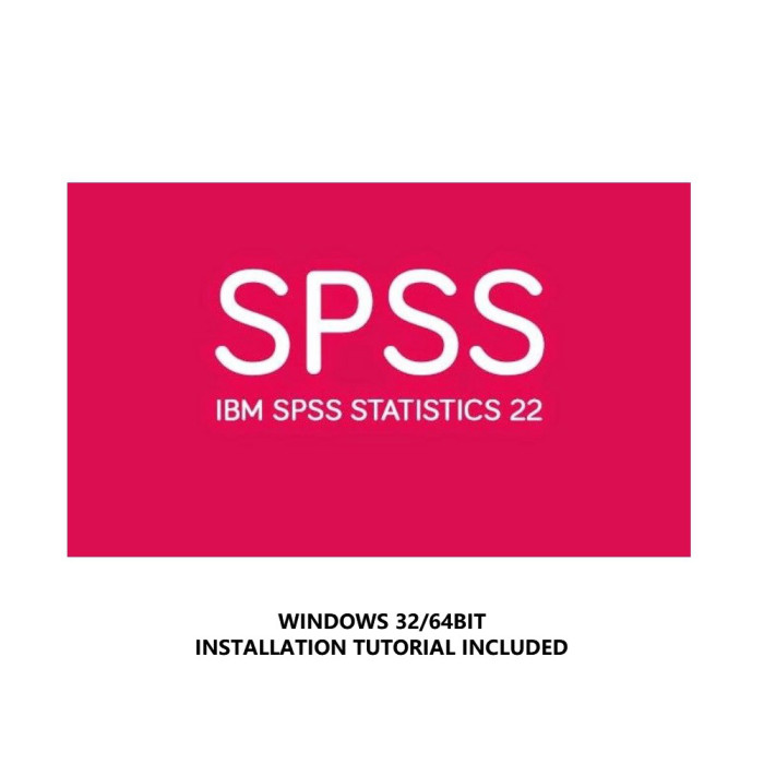 IBM SPSS Statistics 22 Windows Version LIFETIME