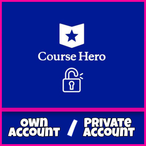 CourseHero Course Hero Private Account