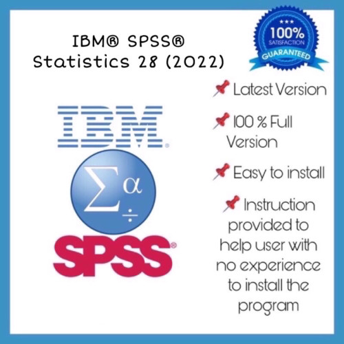 SPSS Statistics 28 (2022)| Latest