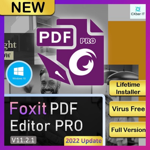 Foxit PDF Editor Pro (Latest Dec) Full Version | No Watermark | Windows