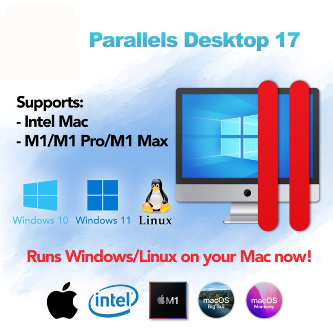 [Intel & M1]Parallels Desktop 17 [V17.1.1]  Win10/11 Pro + TPM Bypass  Virtual Machine | WinonMac